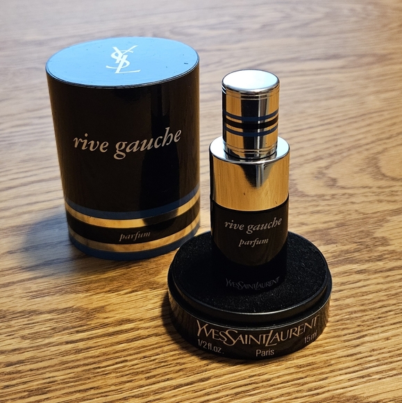 Vintage YVES SAINT LAURENT Rive Gauche Pure Perfume 1980s Parfum 0.25oz YSL - Picture 1 of 4